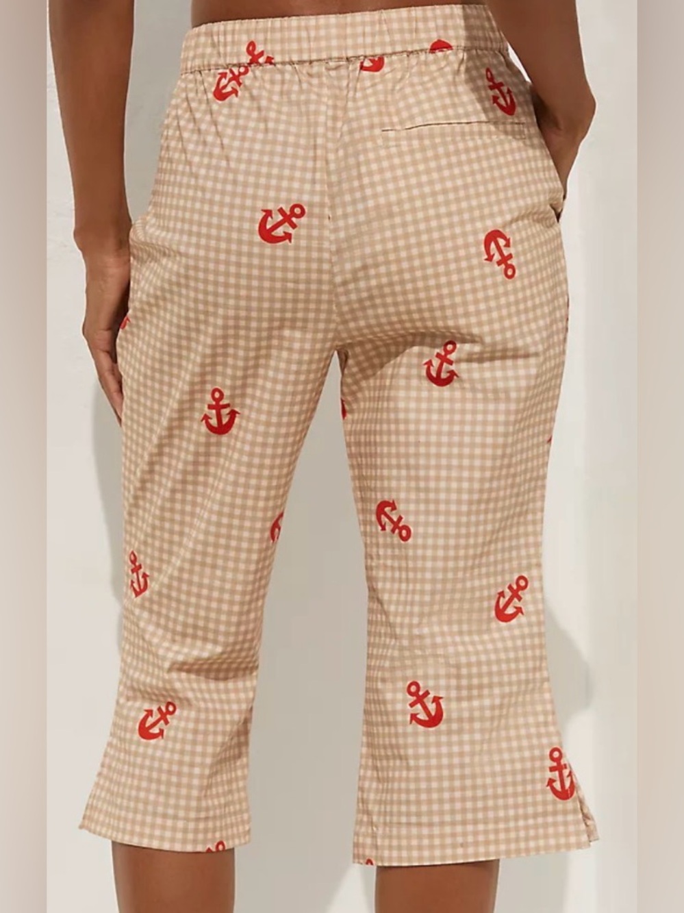 Anthropologie nautical Sailor Summer Set ~ tank top and cropped pants - Picture 8 of 8